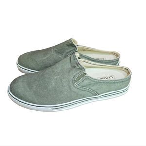 L.L. Bean Sunwashed Canvas Slip-on Shoes Women's Size 8